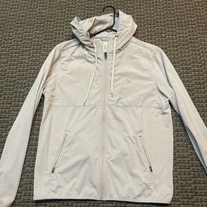 Vouri Active Hoodie Size Medium Light Grey